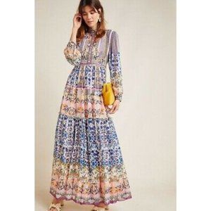 Anthropologie Anastasia Maxi Dress